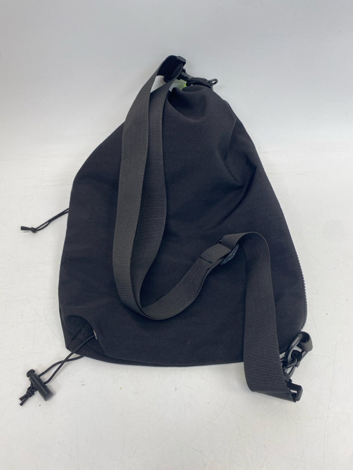 Black Neon Green Braided Backpack