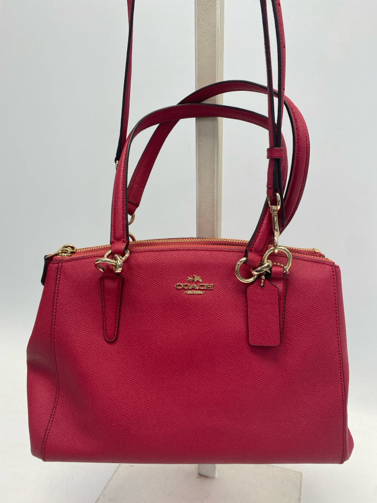 Coach Dark Rose Christie Carryall Handbag 57520