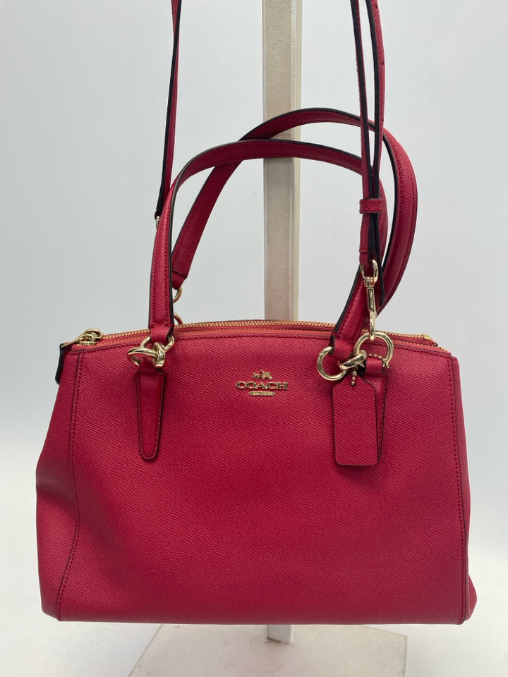 Coach Dark Rose Christie Carryall Handbag 57520