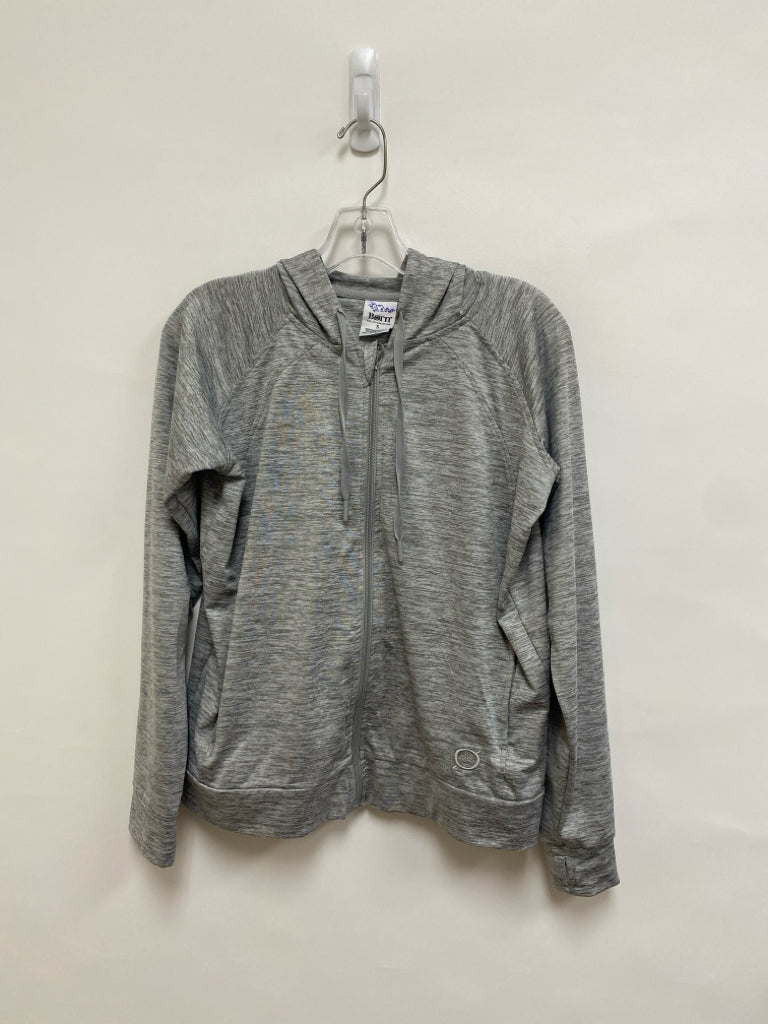 Born Size S Gray Streaked Zip Down Ladies Jacket