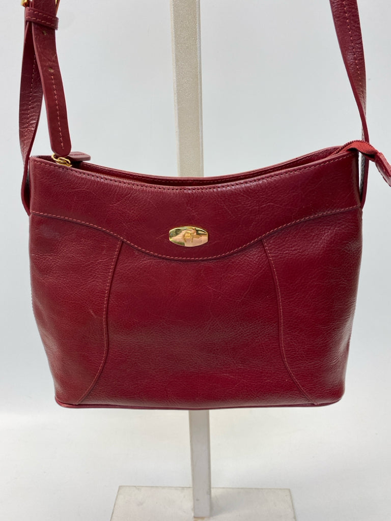 Aigner Dark Red Handbag