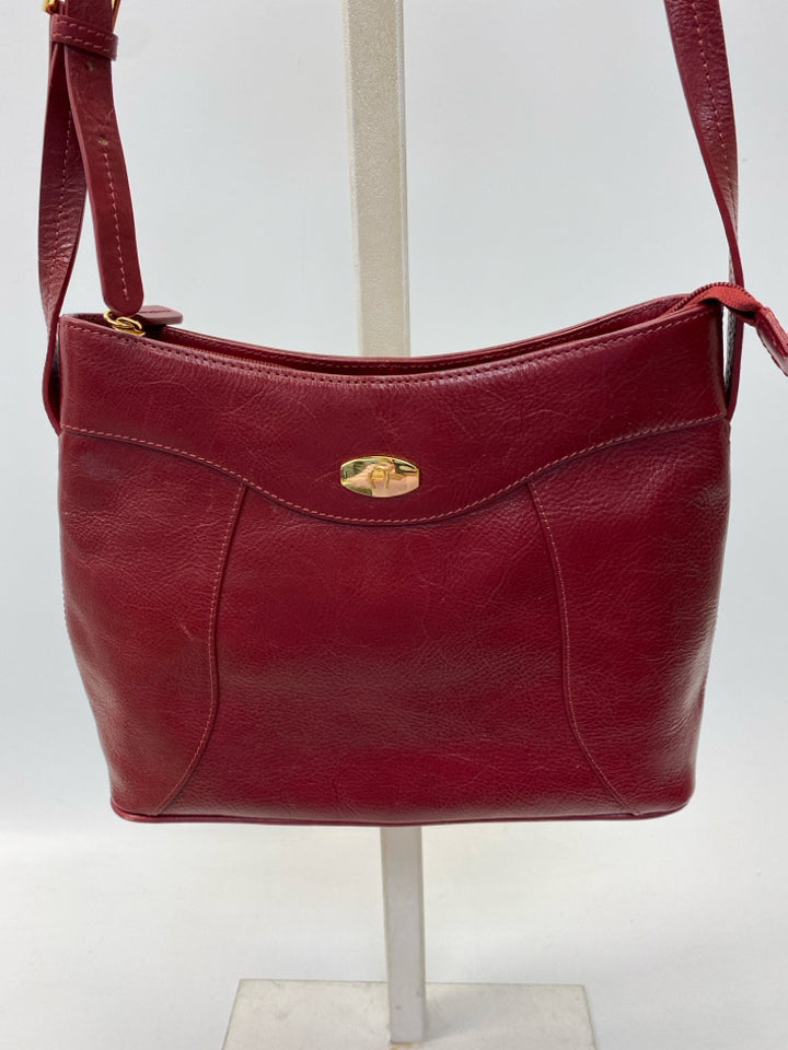Aigner Dark Red Handbag