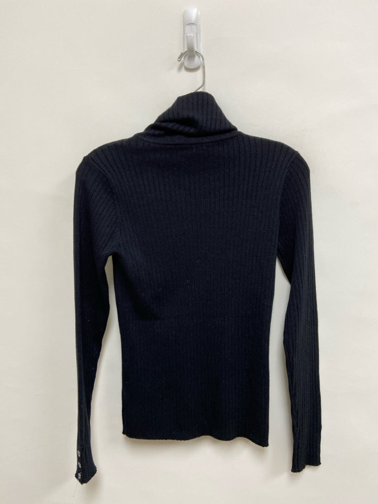 NWT J McLaughlin Size S Black Ribbed Turtleneck Ladies Sweater