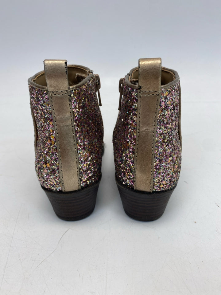 Old Navy SIZE 12 Gold Purple Glitter Girl&