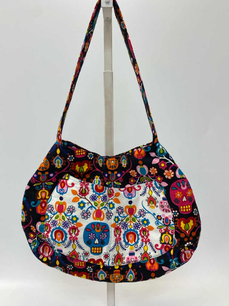Black Multi-Color Tote Bag