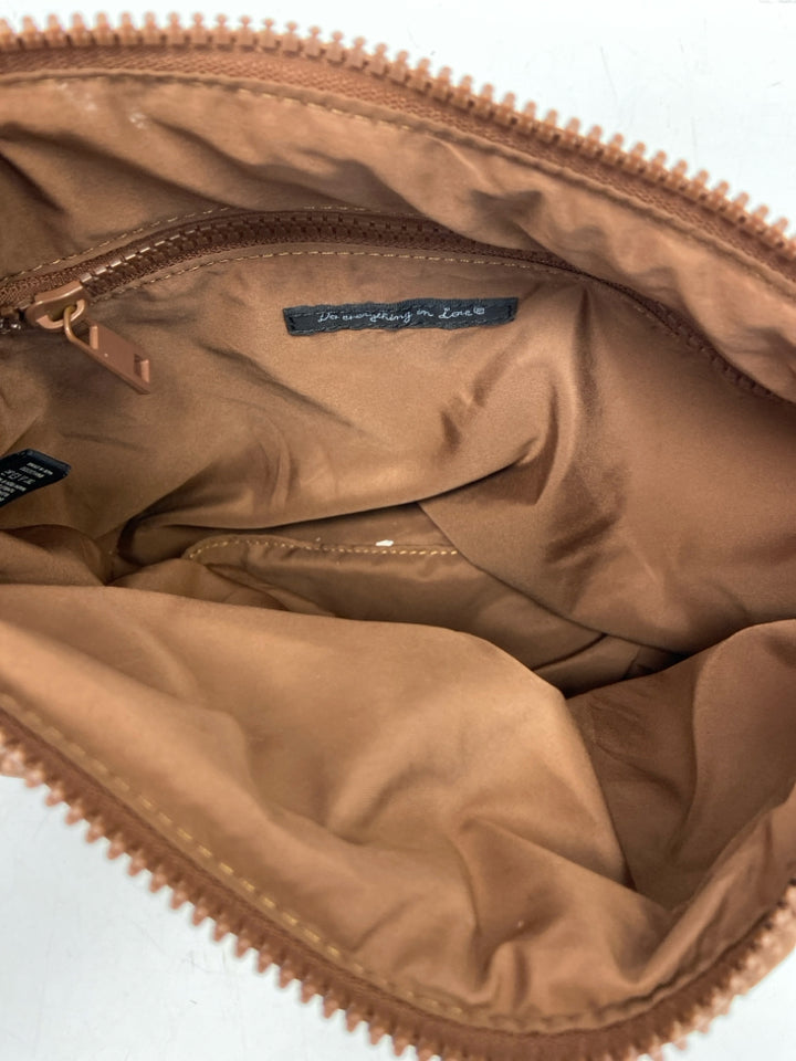 Brown Puffer Handbag