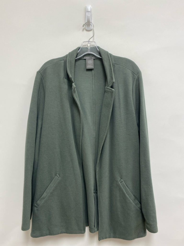 matty m Size XL Sage Drape Ladies Jacket