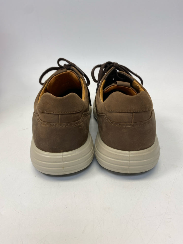 Ecco Size 43 Brown Lace-Up Men&