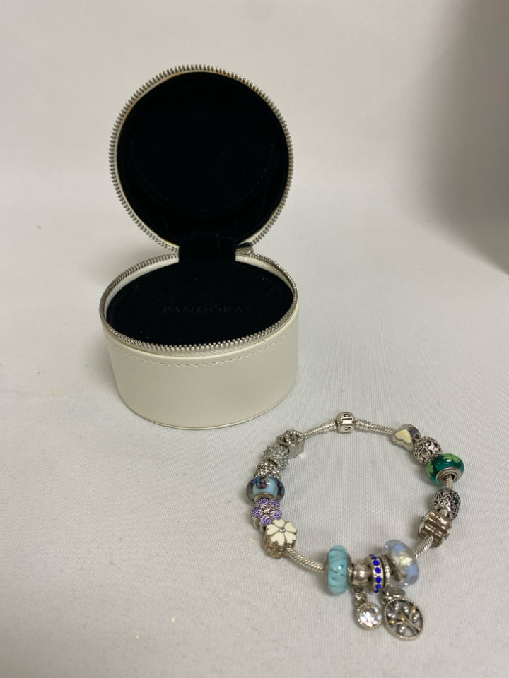 Pandora Silver Multi Color Bracelet