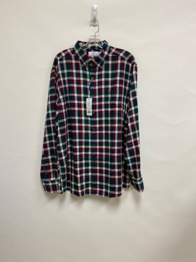 NWT Southern Tide Size XL Green Red/White Plaid Men&