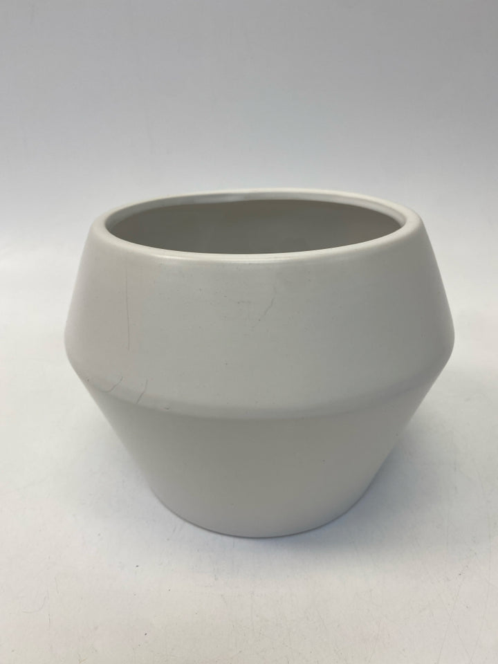 White Ceramic Planter
