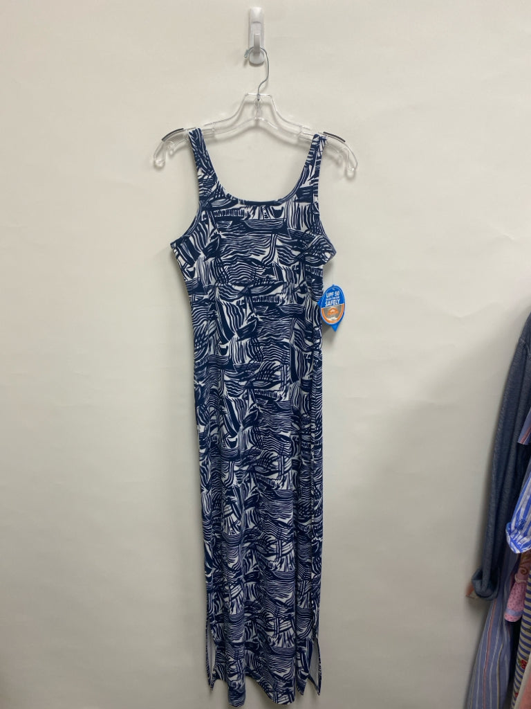 NWT Columbia Size S Navy White Sleeveless Ladies Dress