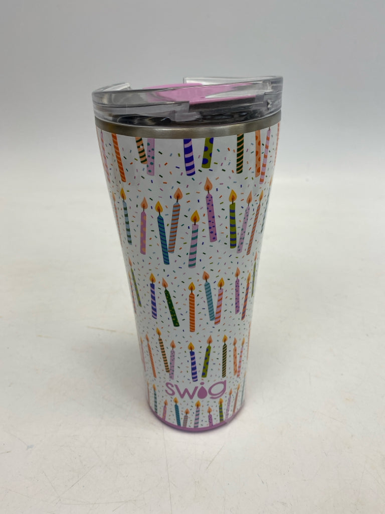Swig Life White Multi Color Tumbler