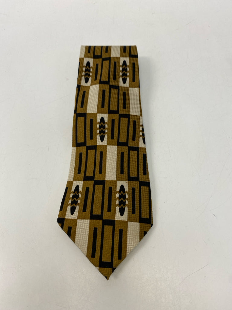 Robert Talbott Gray/Black Orange/Red Abstract Men&