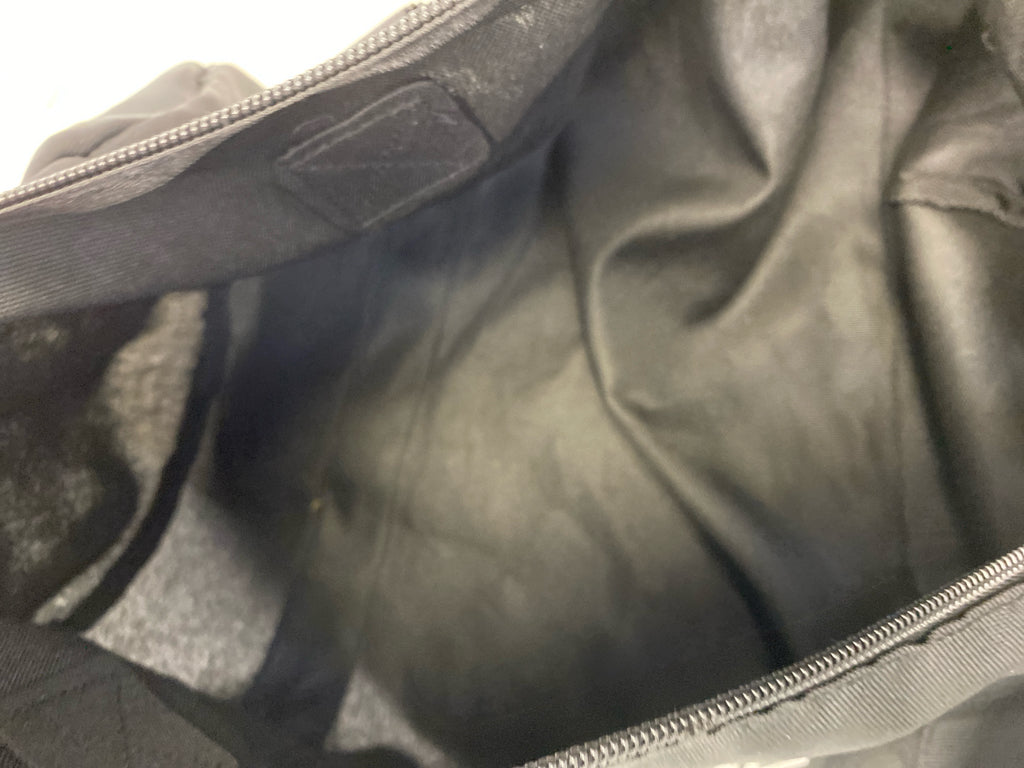 Victoria Secret Black White Words Duffle Bag