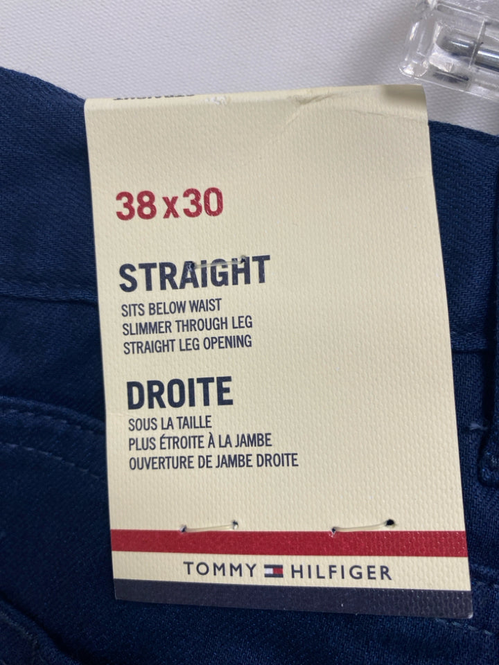 NWT Tommy Hilfiger Size 38 Navy Men&