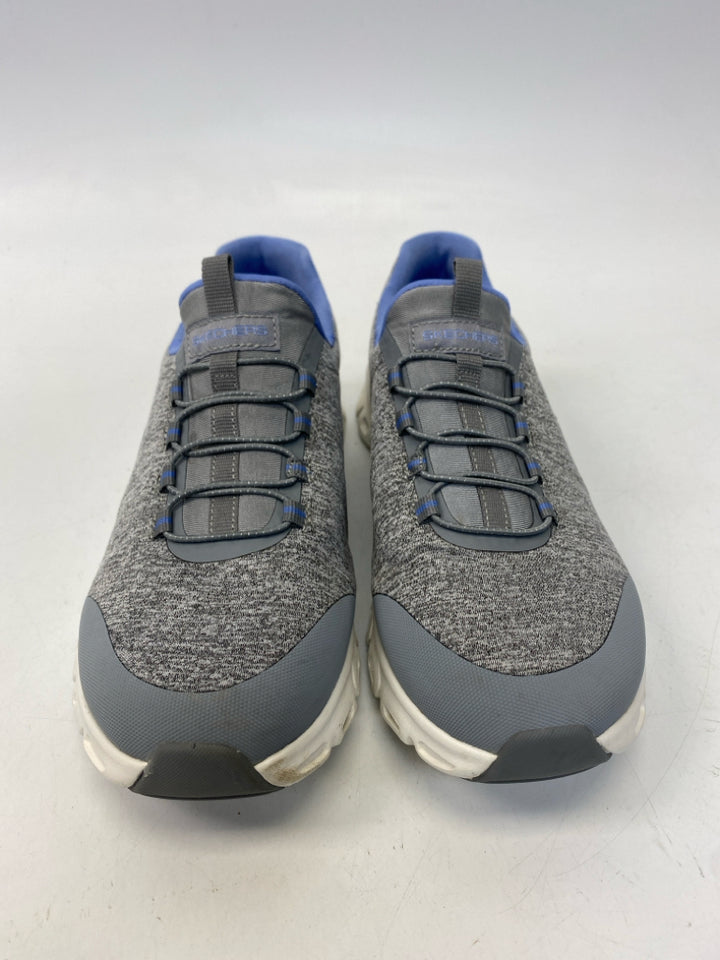 Skechers US Shoe Size 7.5 Gray Periwinkle Sneakers