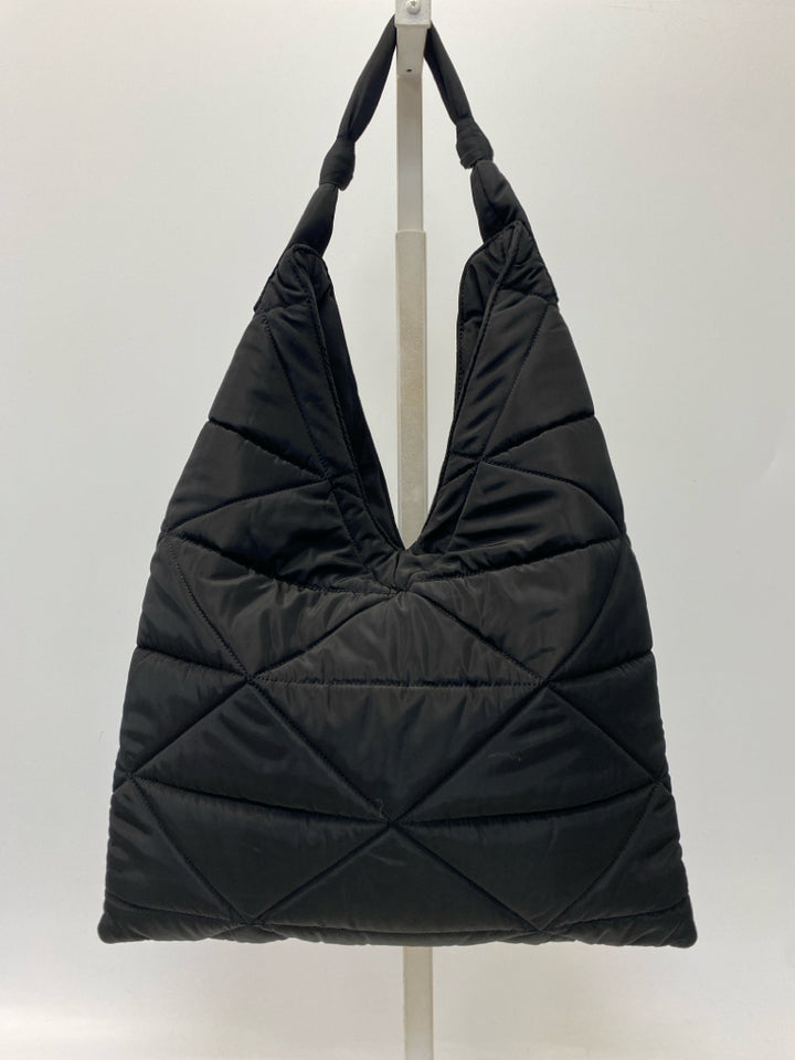 Chinese Laundry Black Puffer Nylon Handbag