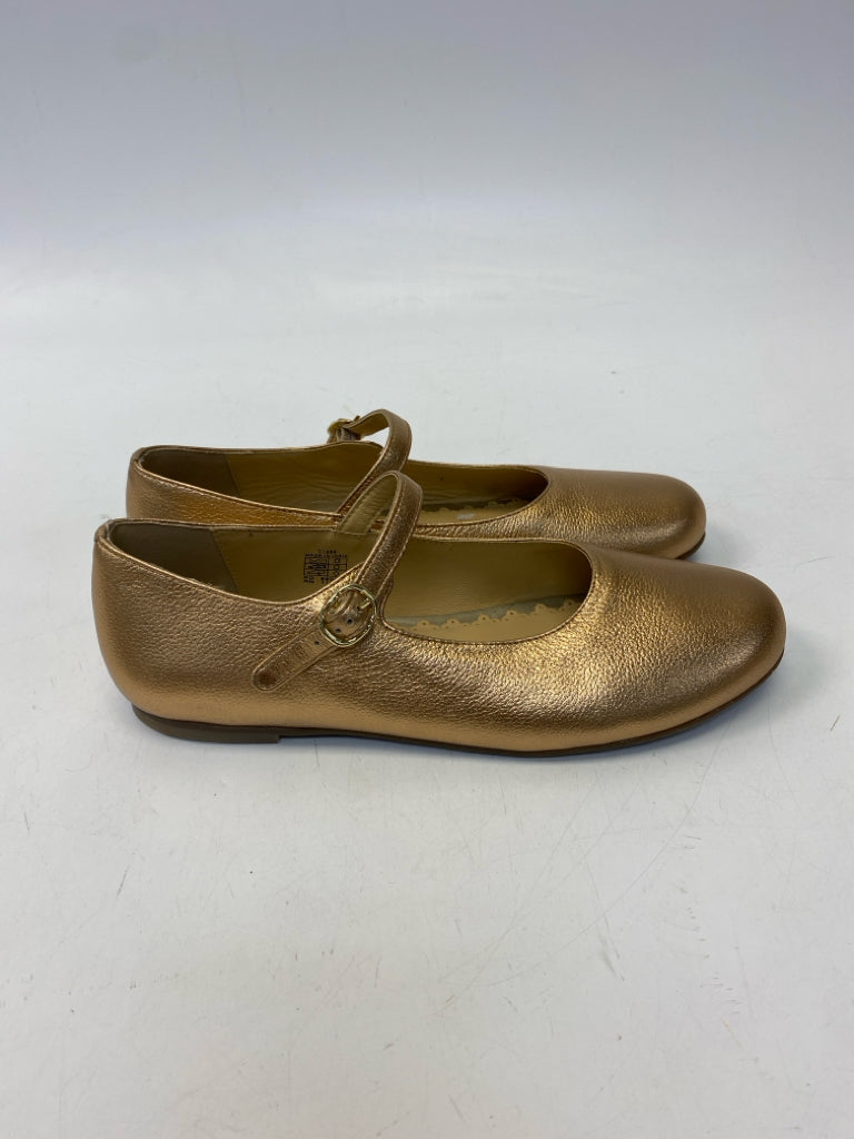 Mini Boden EU Shoe Size 37 US Shoe Size Gold Metallic Flats