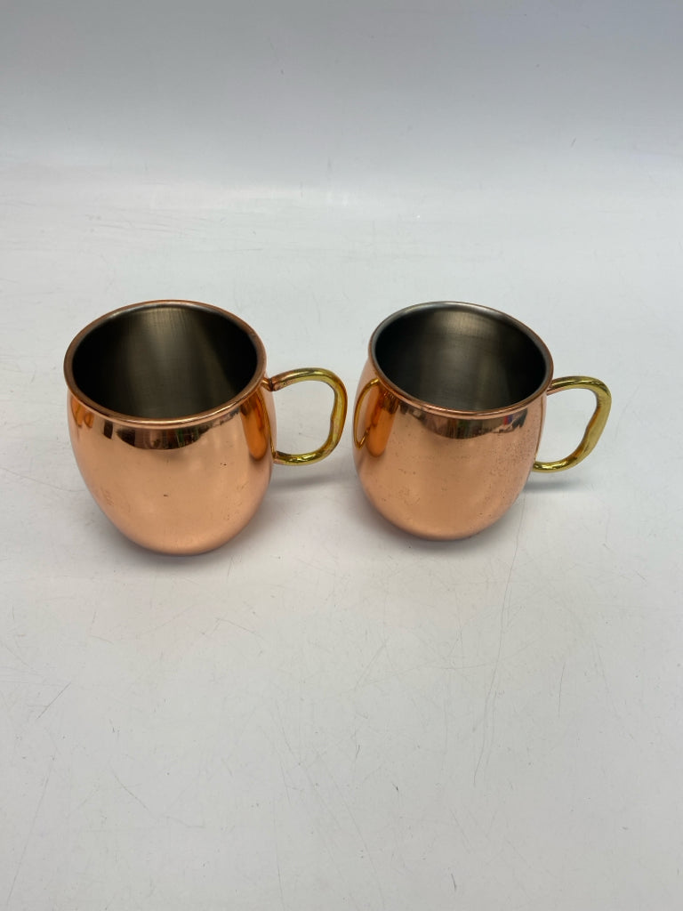 Crofton Copper Metal Glassware