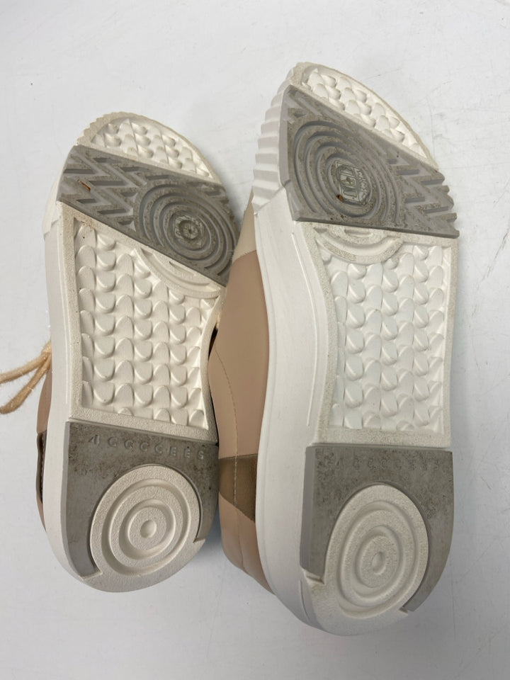 4CCCCEES  Size 39 Blush Lace-up Sneakers
