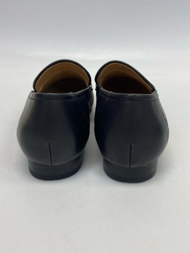 Ann Taylor  Size 11 Black Gold Link Flats
