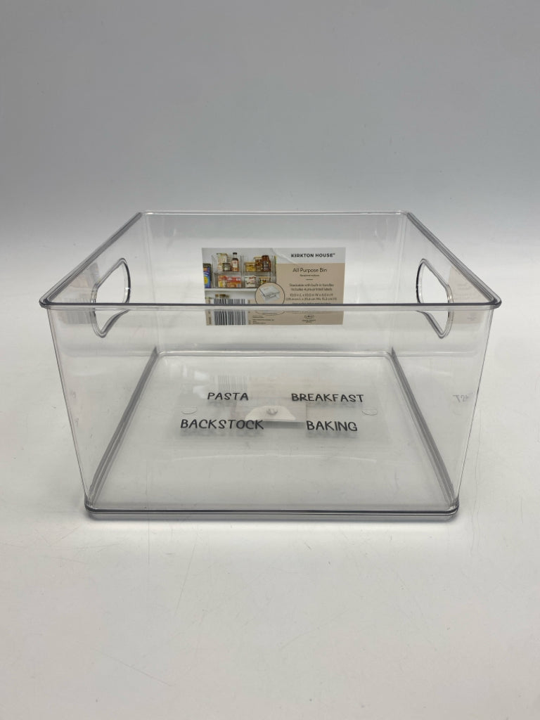 Clear Storage Container