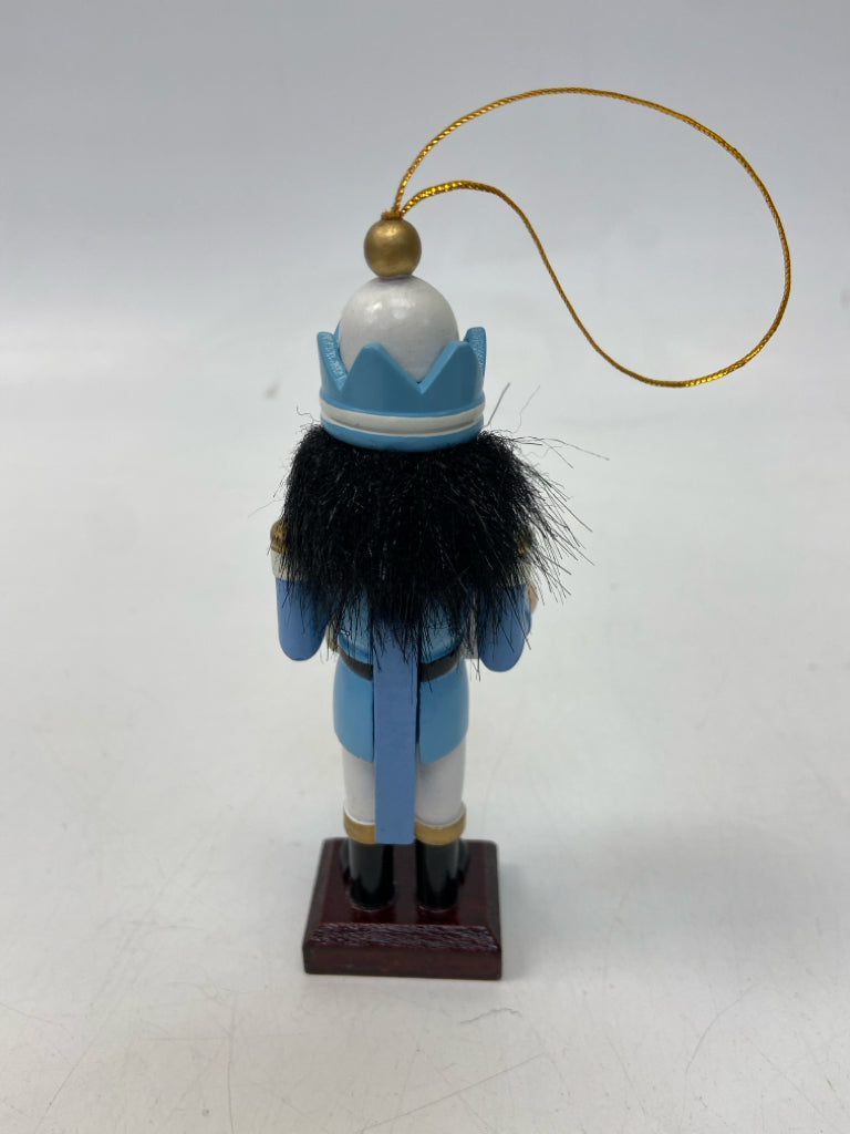Blue White UNC Ornaments