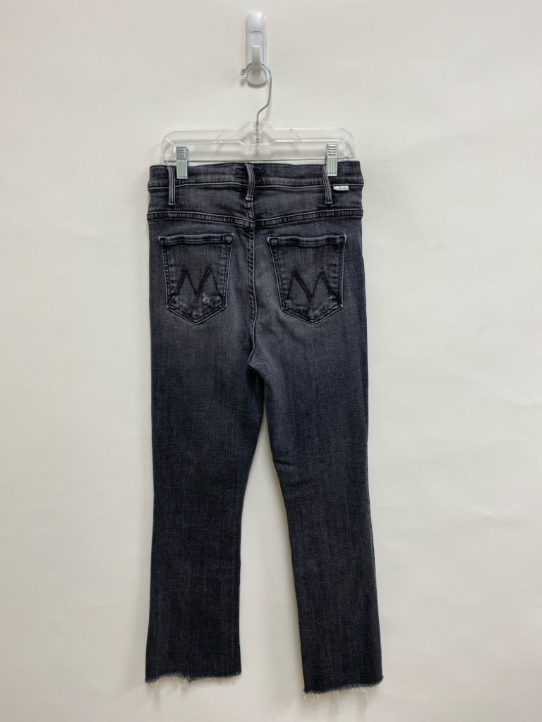 MOTHER Size 28 Gray Denim Fringe Ladies Jeans