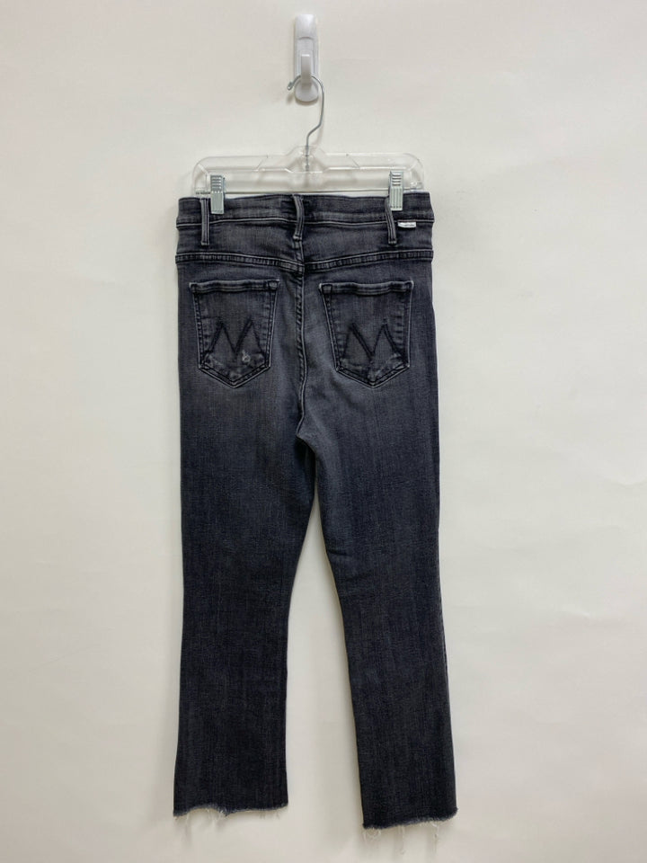 MOTHER Size 28 Gray Denim Fringe Ladies Jeans