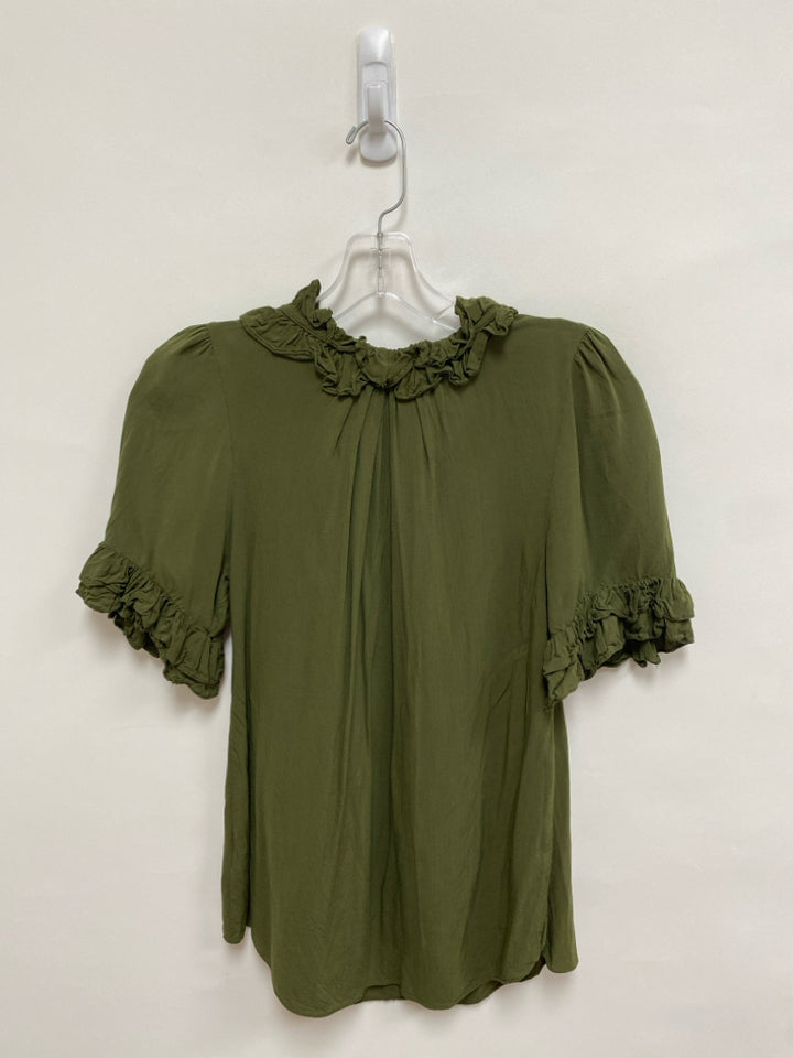 odille Size 4 Olive Green Ladies Top