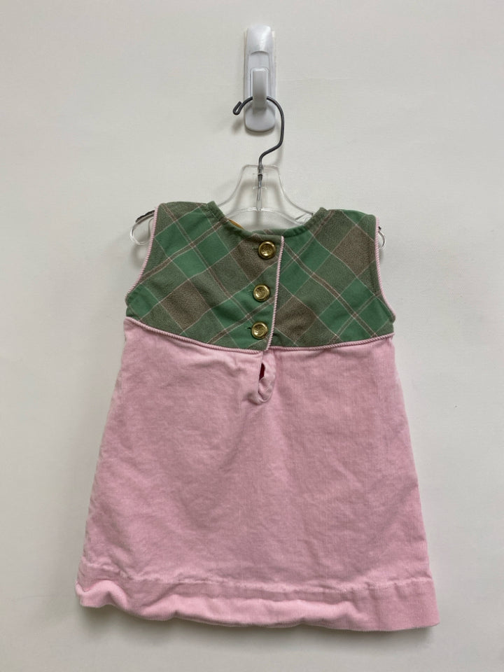 Beaufort Bonnet Co. SIZE 18-24M Sage Pink Plaid Corduroy Girl&