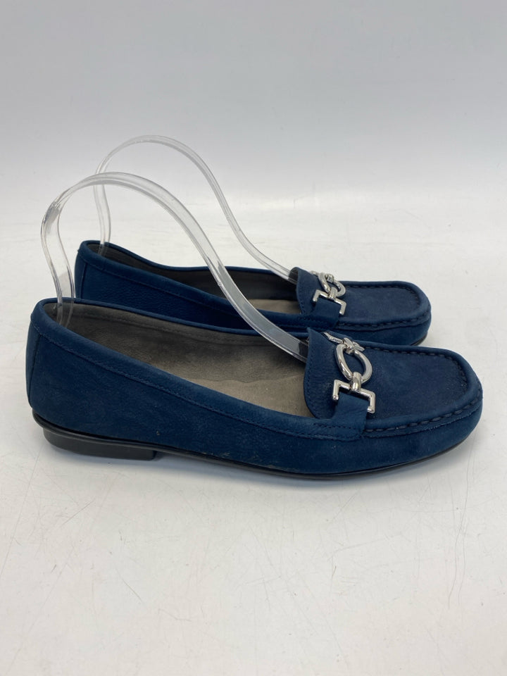Aerosoles US Shoe Size 8.5 Navy Silver Accent(s) Flats