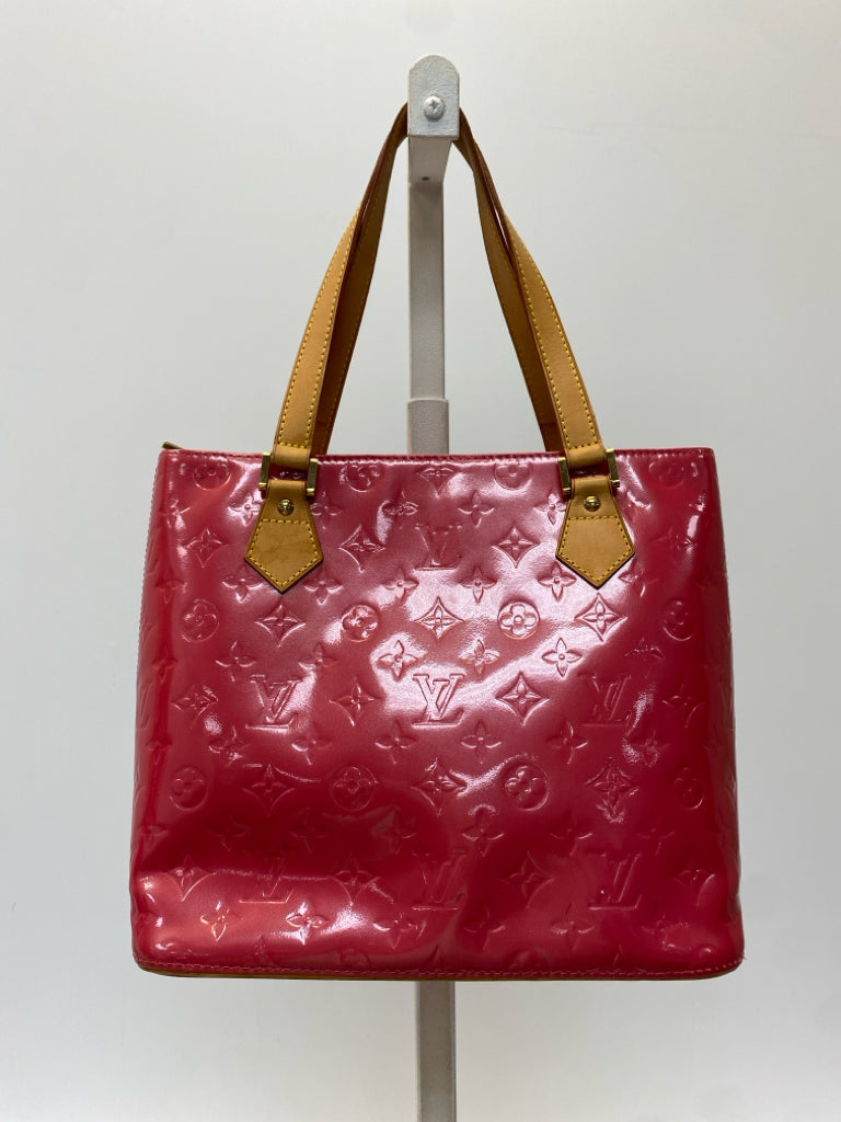 Louis Vuitton Pink Monogram Vernis Patent Tote LM1015
