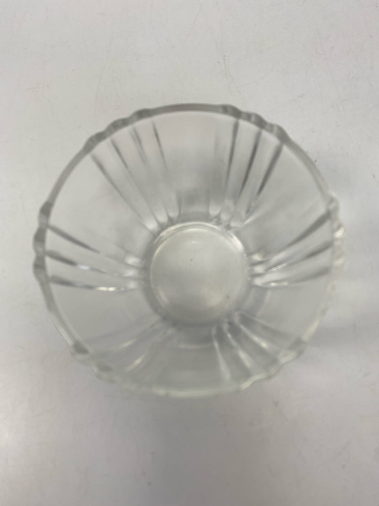 Clear Silver Jar