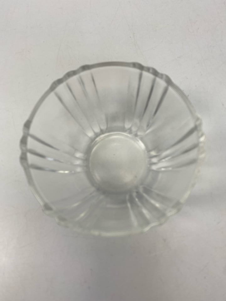 Clear Silver Jar