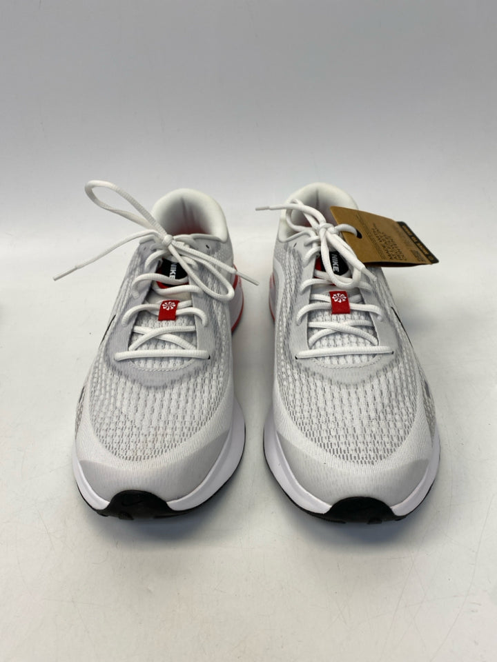 NWT Nike Size 13 White Gray Lace-Up Men&