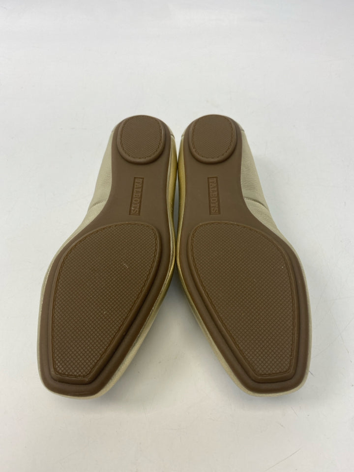 NWOT Talbots  Size 6.5 Gold Metallic Flats