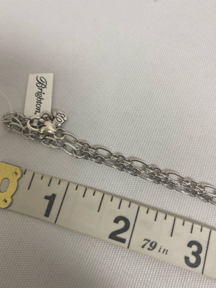 NWT Brighton Silver Color Shapes Necklace