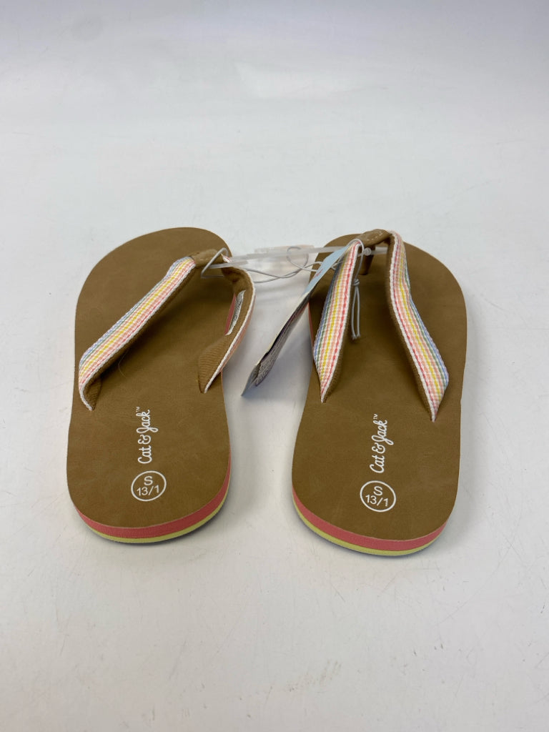 NWT Cat &amp; Jack SIZE S Multi-Color Stripe Girl&