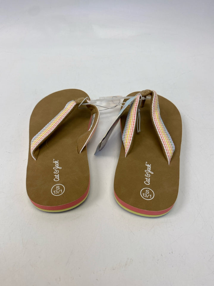 NWT Cat &amp; Jack SIZE S Multi-Color Stripe Girl&