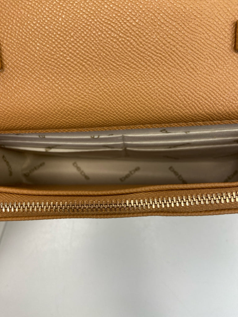 NWT Bebe Brown Gold Studded Crossbody