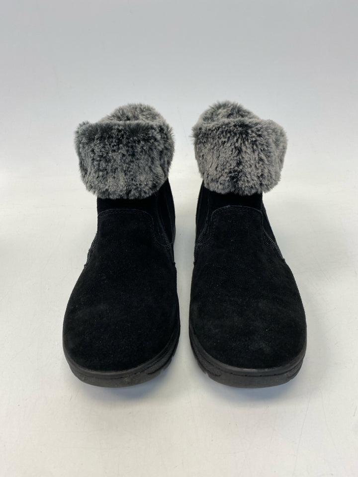 US Shoe Size 9 Black Side Zipper Boots