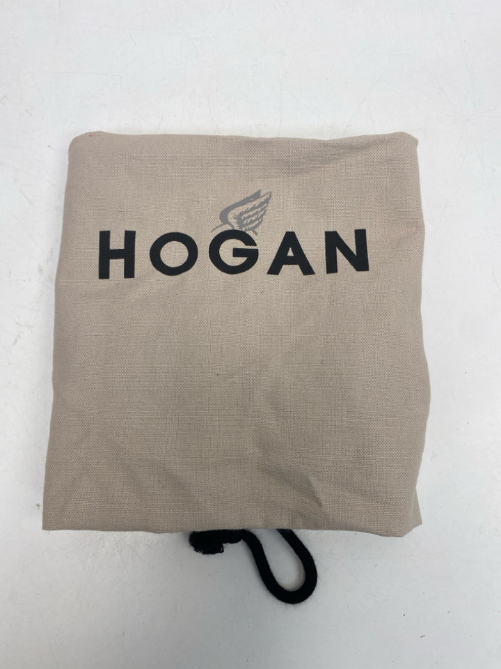 Hogan Dark Raspberry Leather Handbag