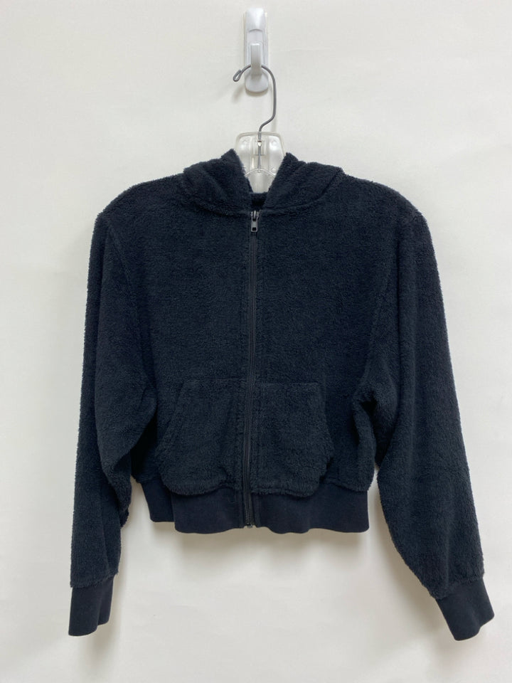 SKIMS Size XS Black Hooded Terry Cloth Ladies Jacket