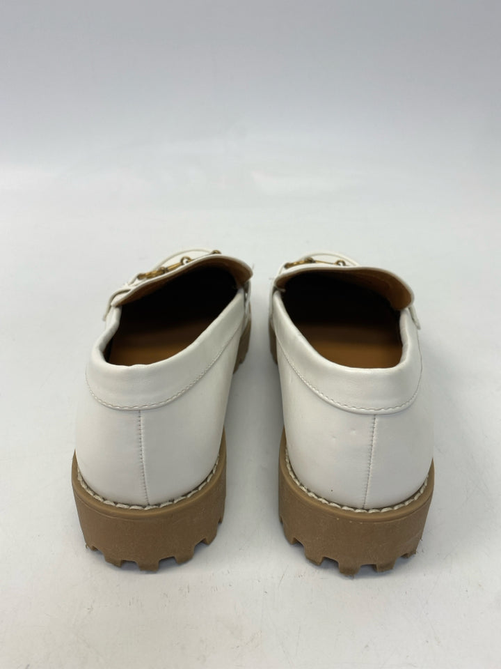a new day  Size 7.5 White Gold Accent(s) Flats