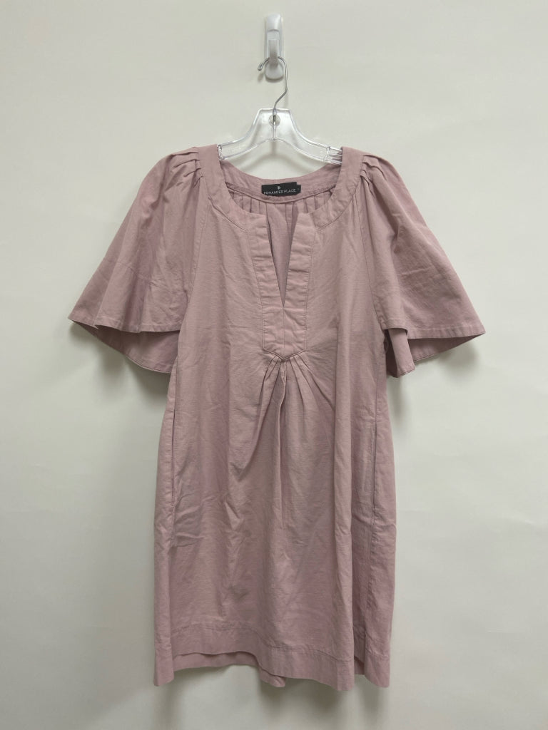 Pomander Place Size S Dusty Pink Pleated Ladies Dress