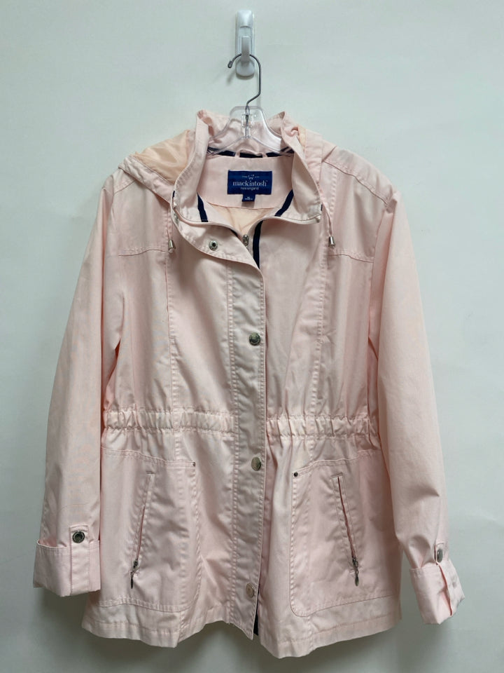 Size XL Pale Pink Hooded Zip Down Ladies Jacket