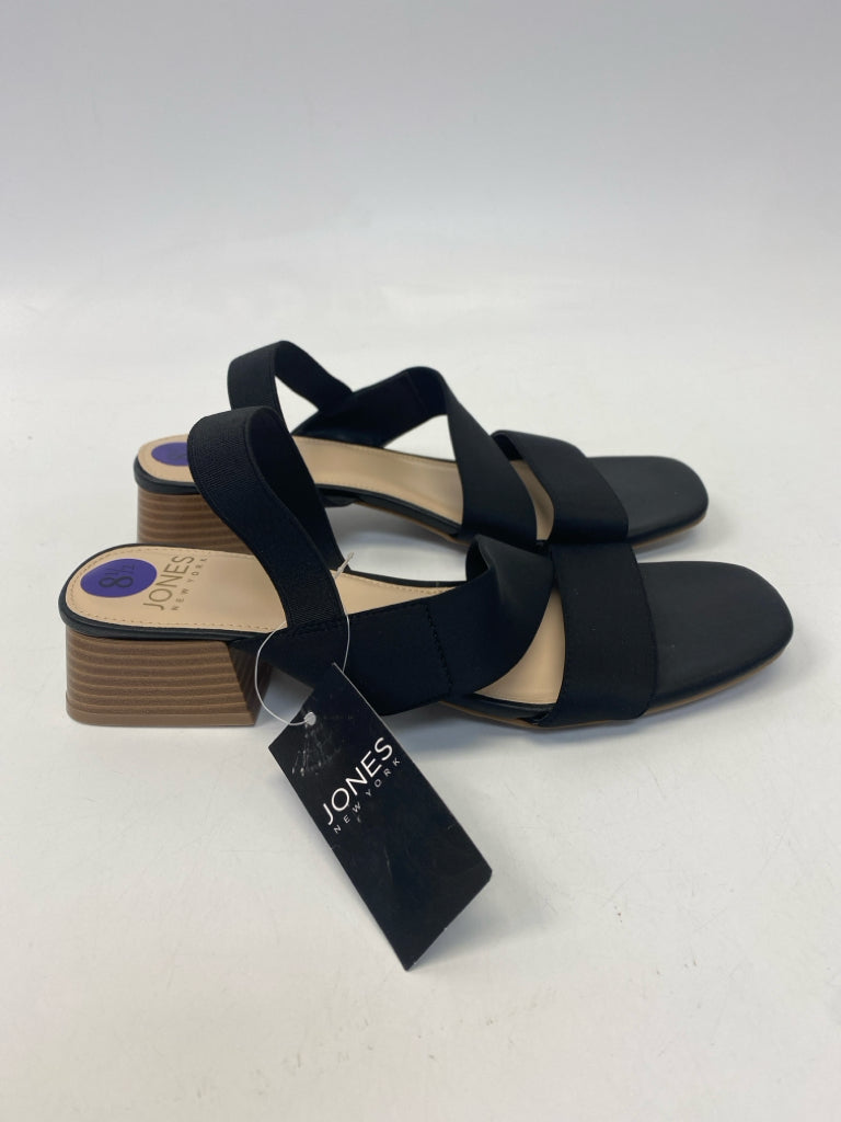NWT Jones New York  Size 8.5 Black Sandals
