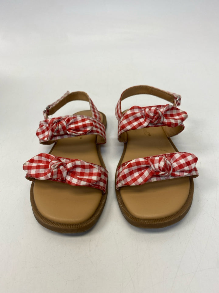 Cat &amp; Jack SIZE 9 Red White Checkered Girl&